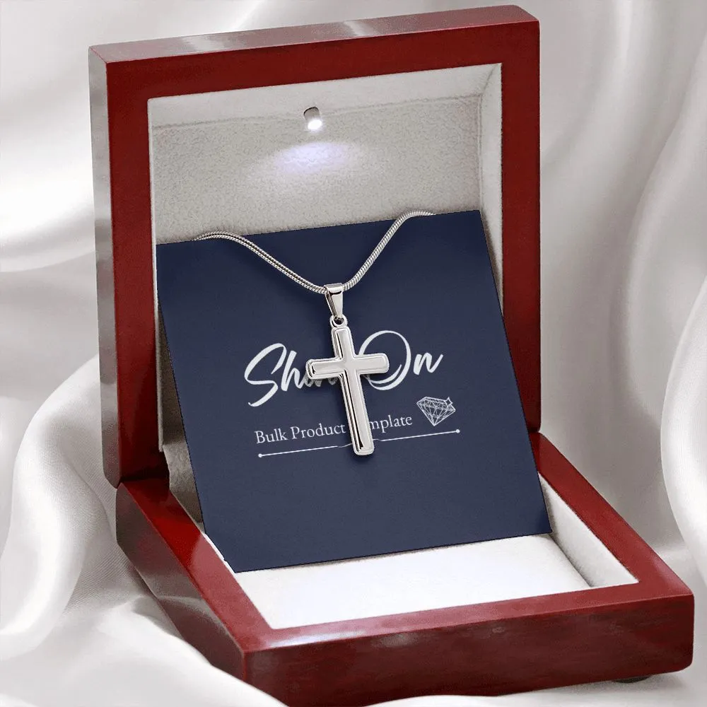 Artisan Cross with Snake Chain