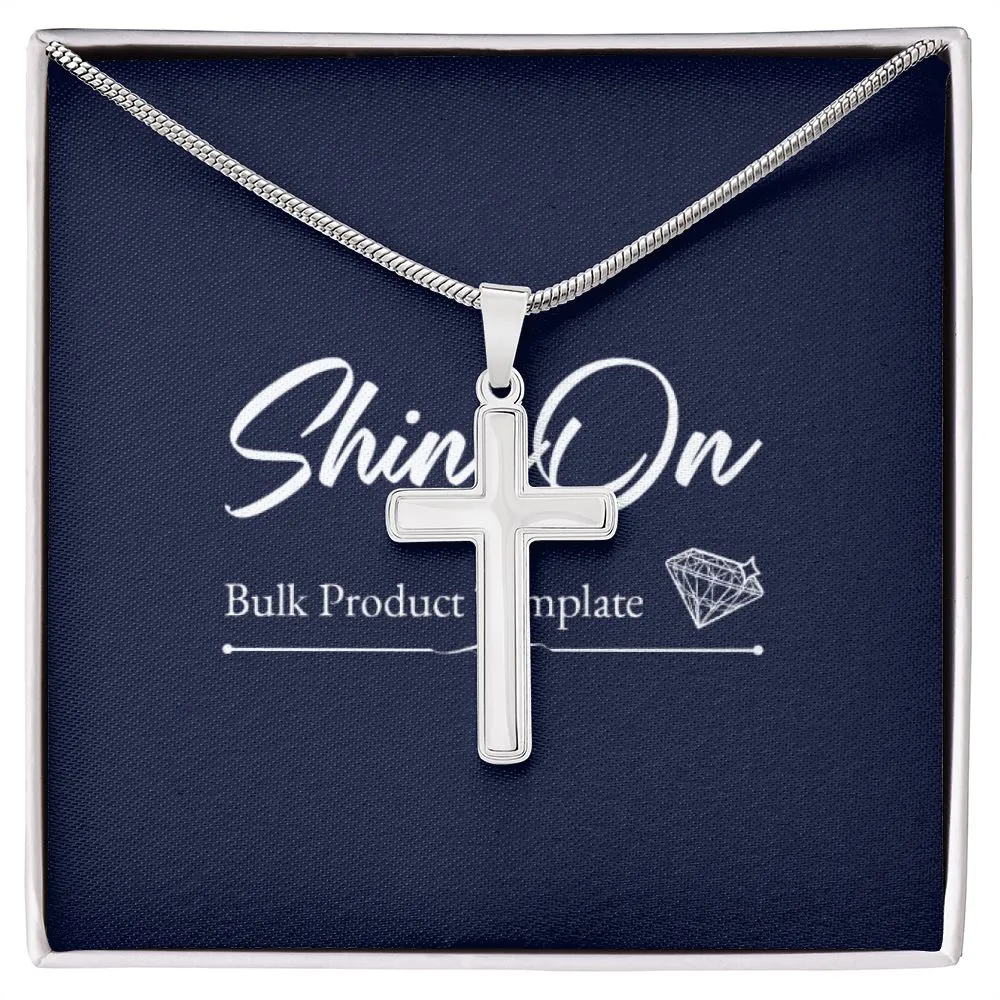 Artisan Cross with Snake Chain