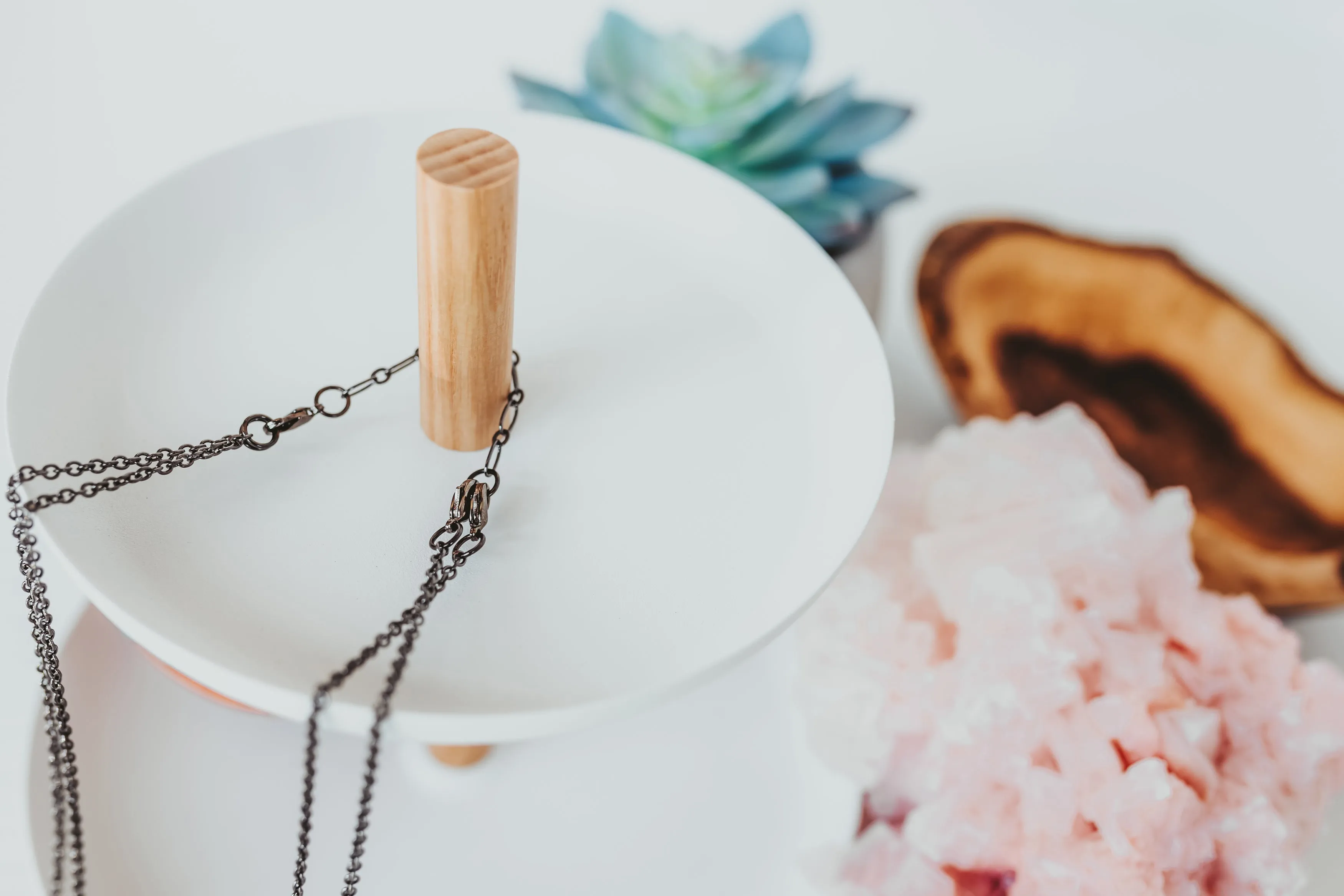 As Seen On Stitchers Gemstone TWO Necklace Set