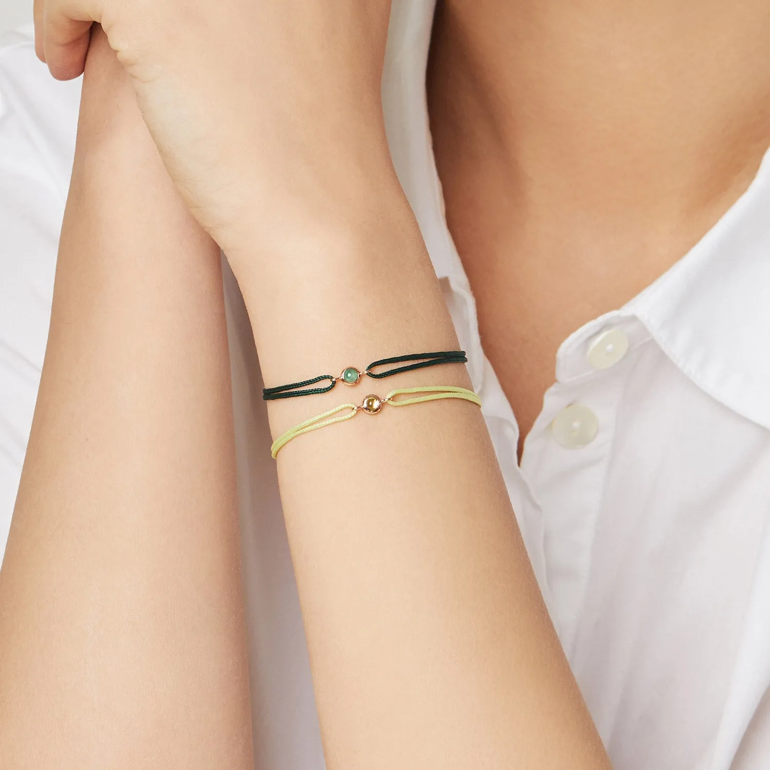 [August Birthstone] Debon D.D Gold Bracelet JDRBRWS038D