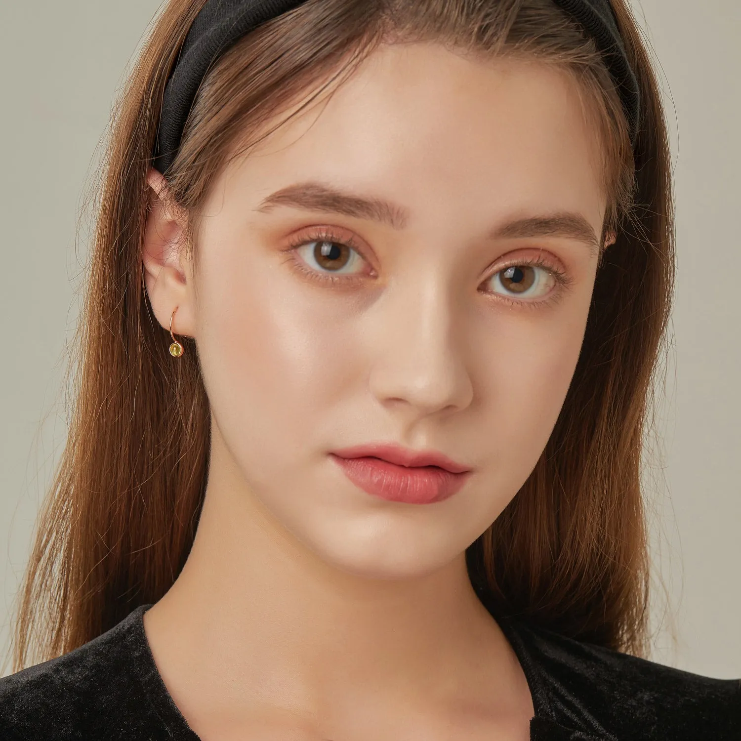 [August Birthstone] Debon D.D Gold Earring JDRERYS468D