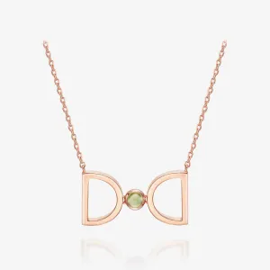 [August Birthstone] Debon D.D. Gold Necklace JDRNRPS128D