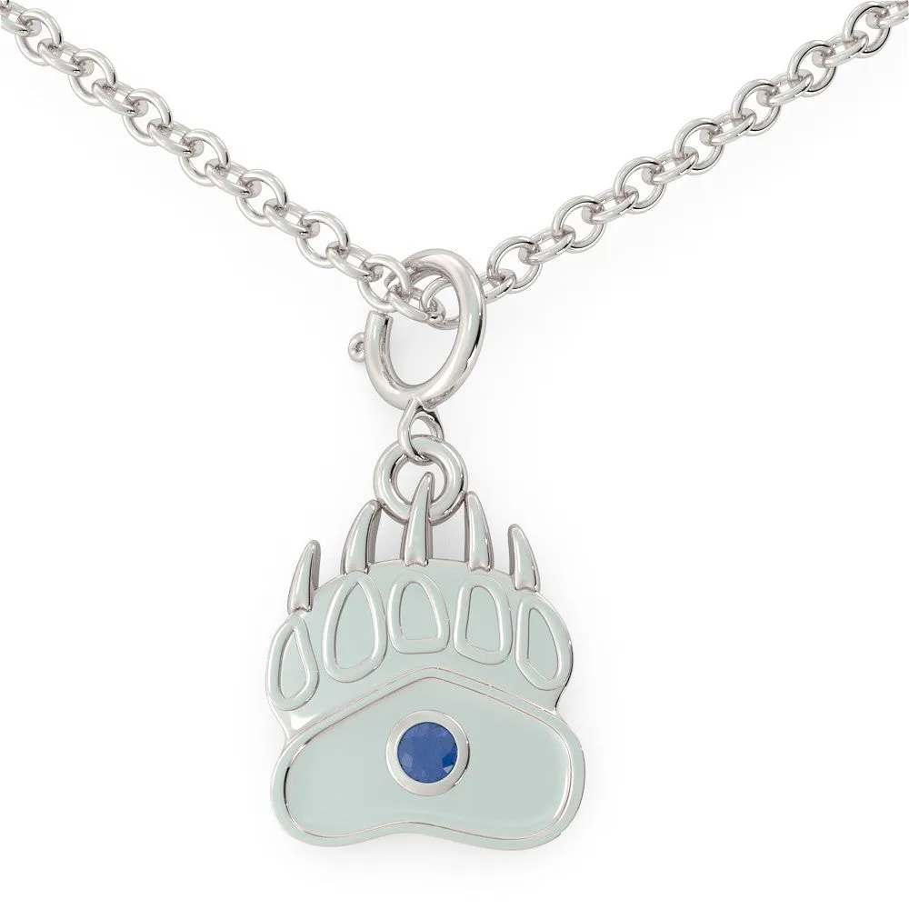 Baby Bear - Birthstone Necklace (.925 silver)