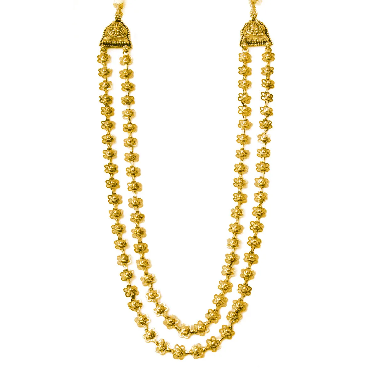 Bakuli Haar Gold Plated [ Double Layered ] By Moha
