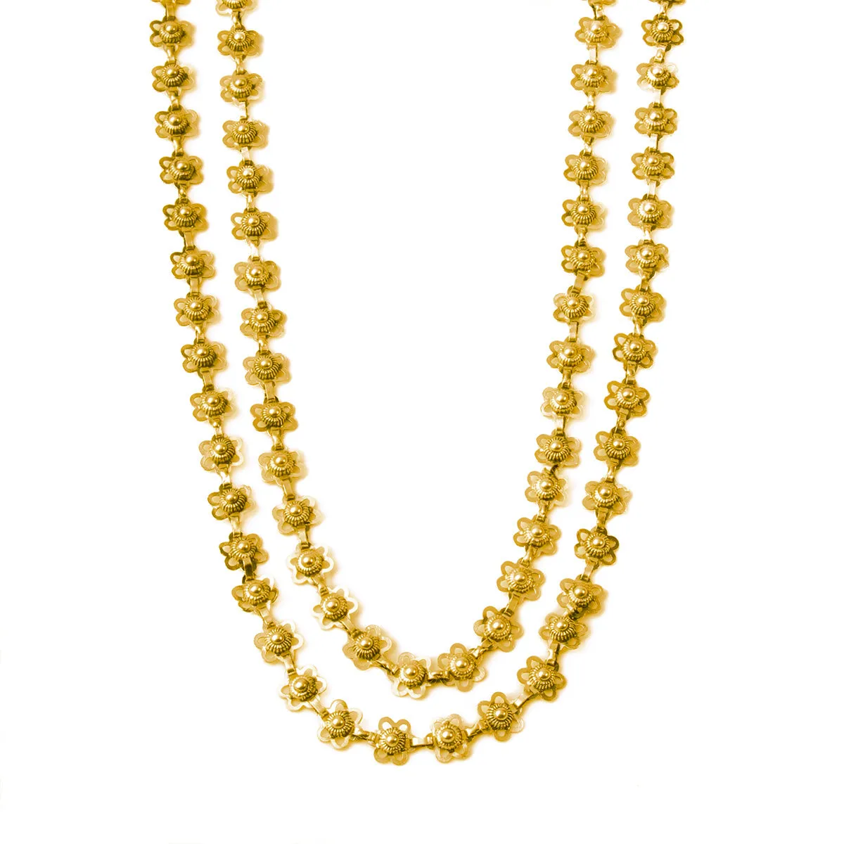 Bakuli Haar Gold Plated [ Double Layered ] By Moha