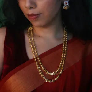 Bakuli Haar Gold Plated [ Double Layered ] By Moha