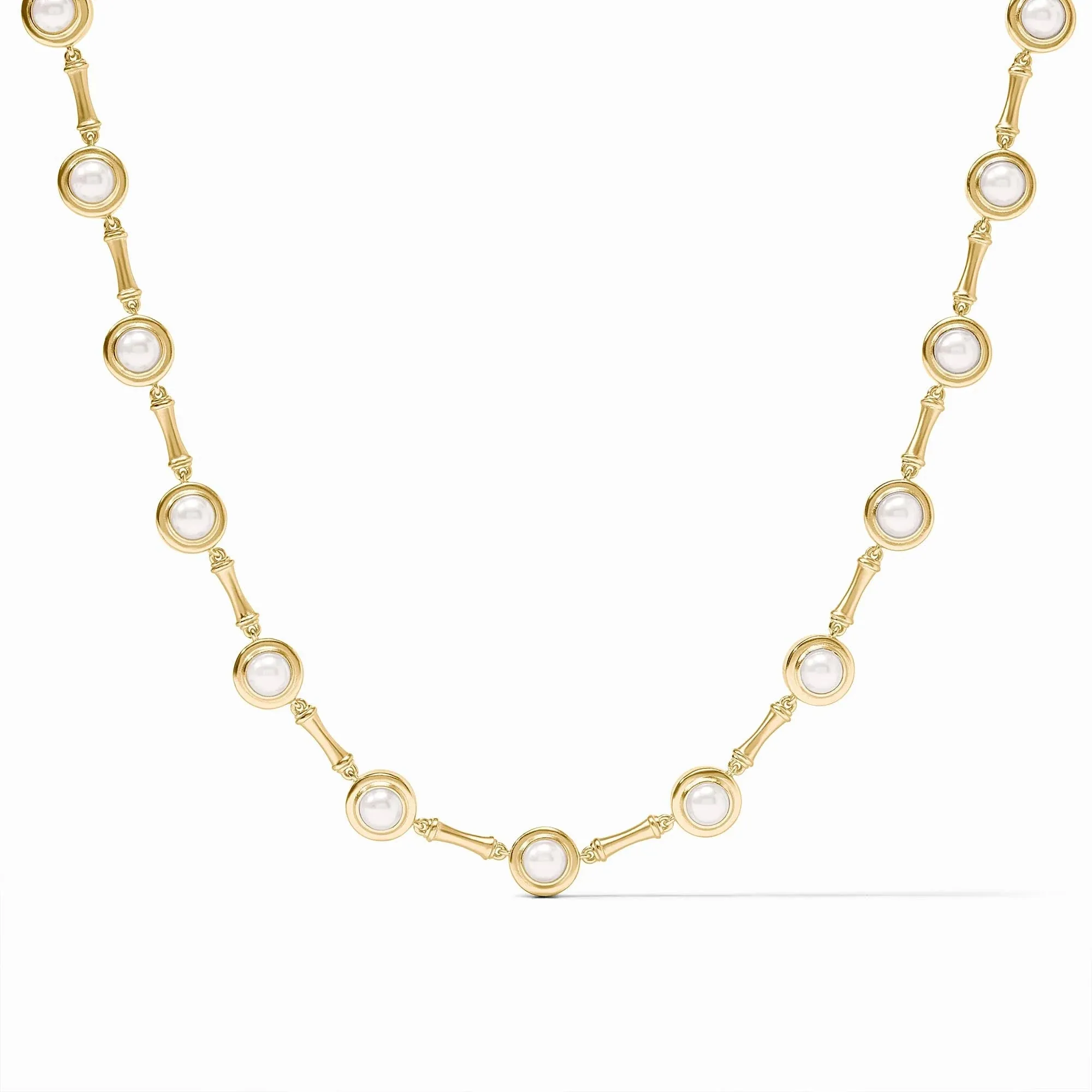 Bamboo Pearl Necklace (Pearl)
