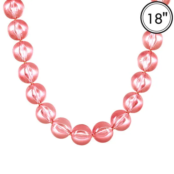 Barbie Theme Pearl Finish Necklace