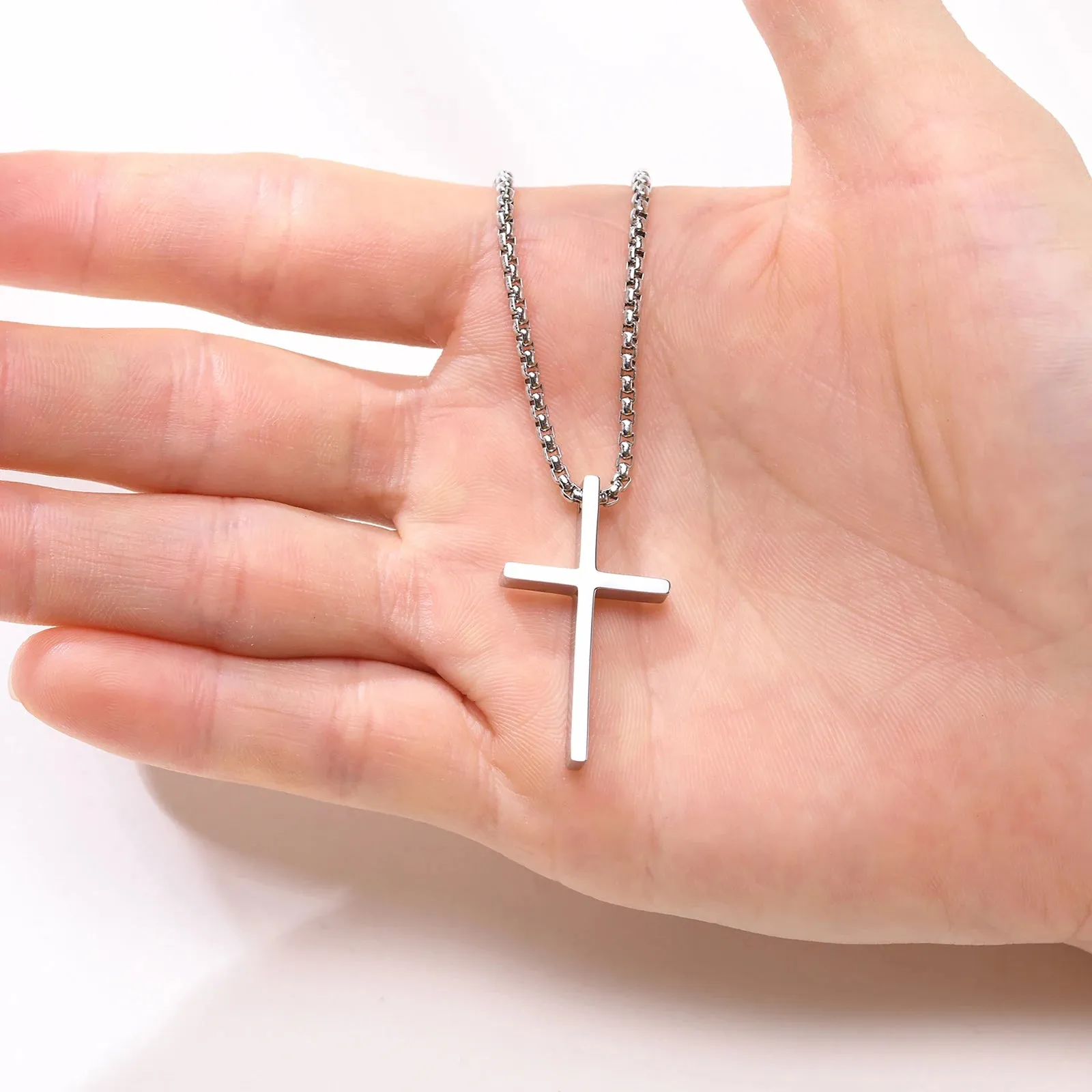 Basic Simple Cross Necklace