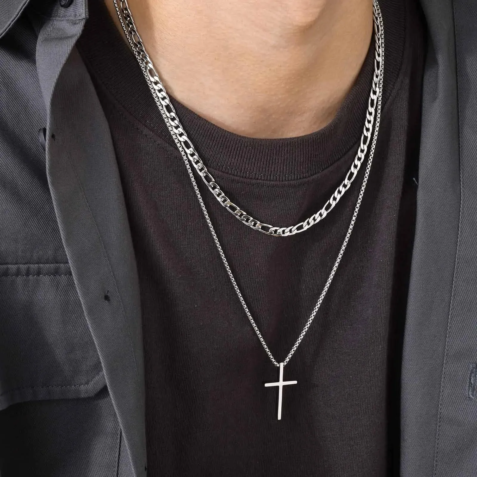 Basic Simple Cross Necklace