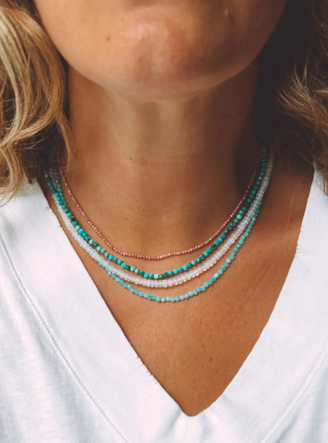 Beaded Gemstone Necklaces