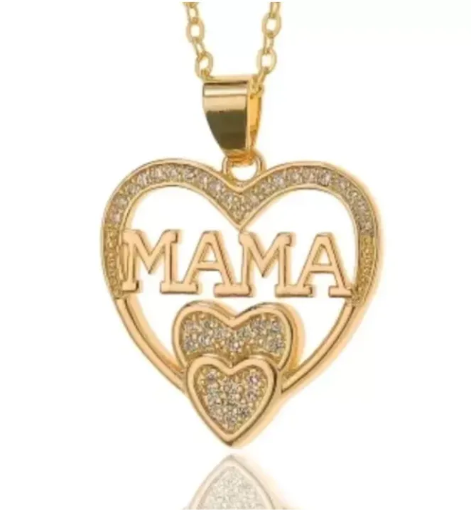 Beautiful Women's Mama Heart Necklace Jewelry Accessory Fast Shipping