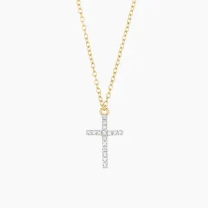 Believe Cross Pendant Necklace