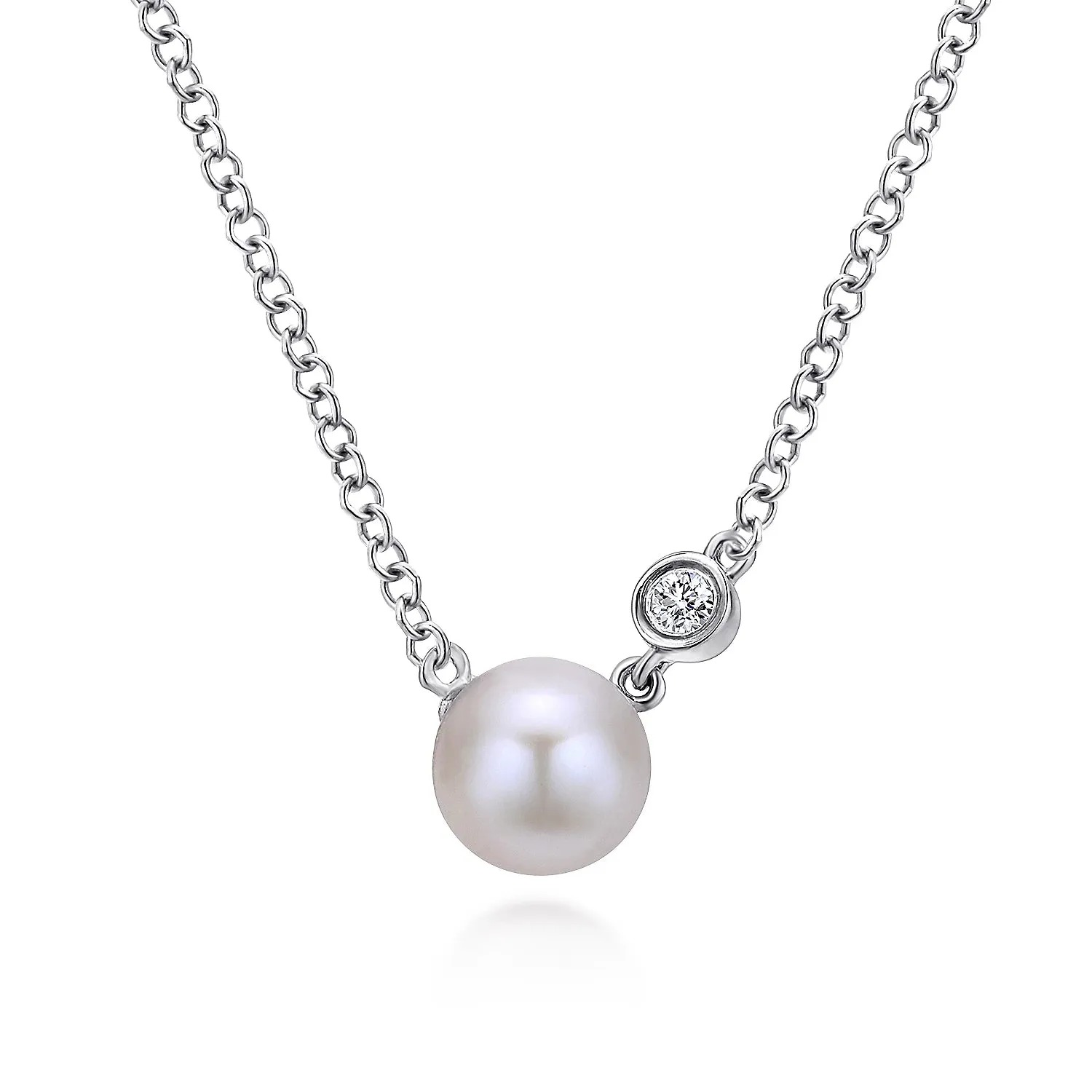 Birthstone & Diamond Necklace