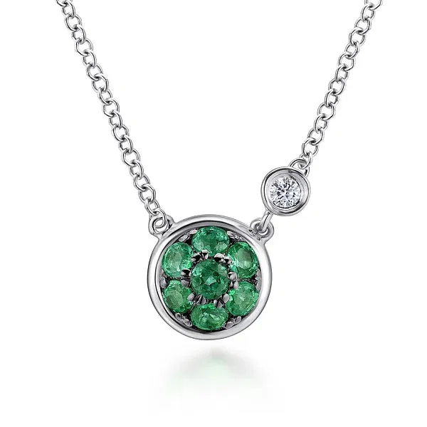 Birthstone & Diamond Necklace