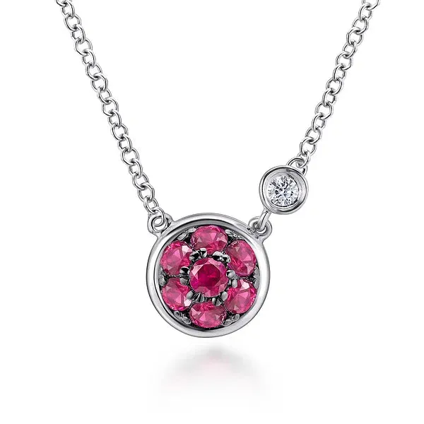 Birthstone & Diamond Necklace