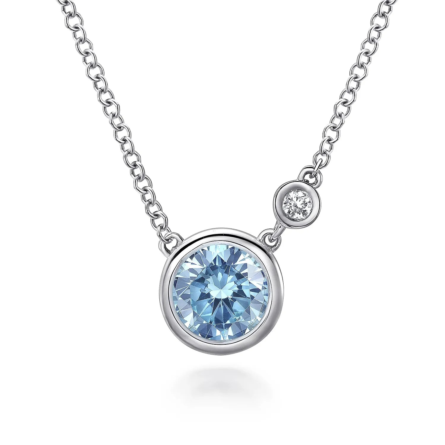 Birthstone & Diamond Necklace