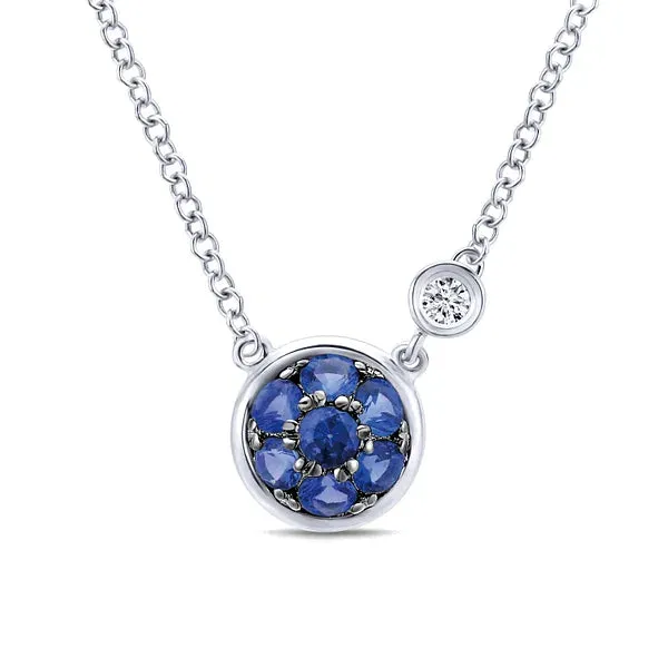 Birthstone & Diamond Necklace