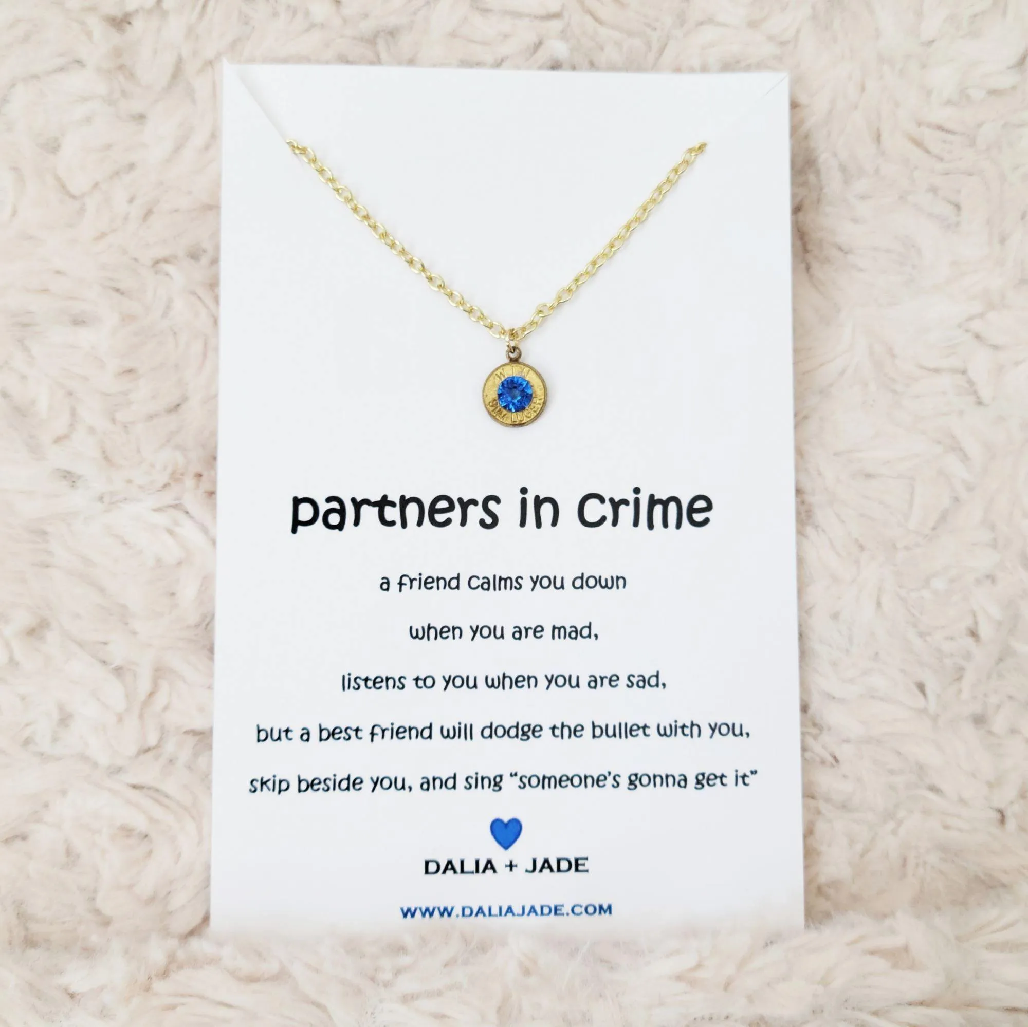 Birthstone Bullet Earrings & Necklaces with Swarovski Crystals