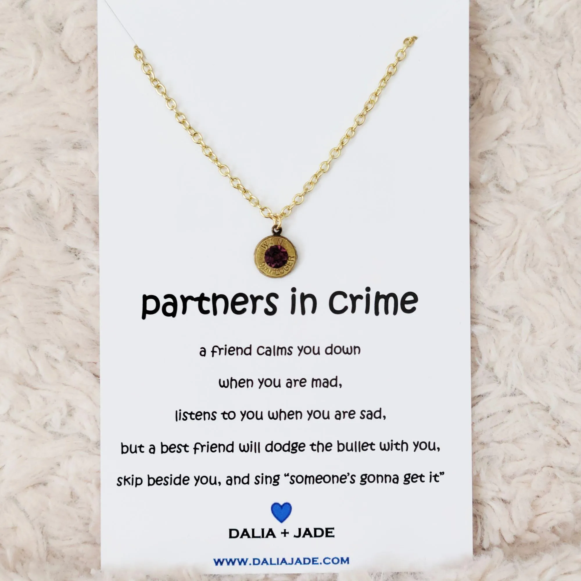 Birthstone Bullet Earrings & Necklaces with Swarovski Crystals