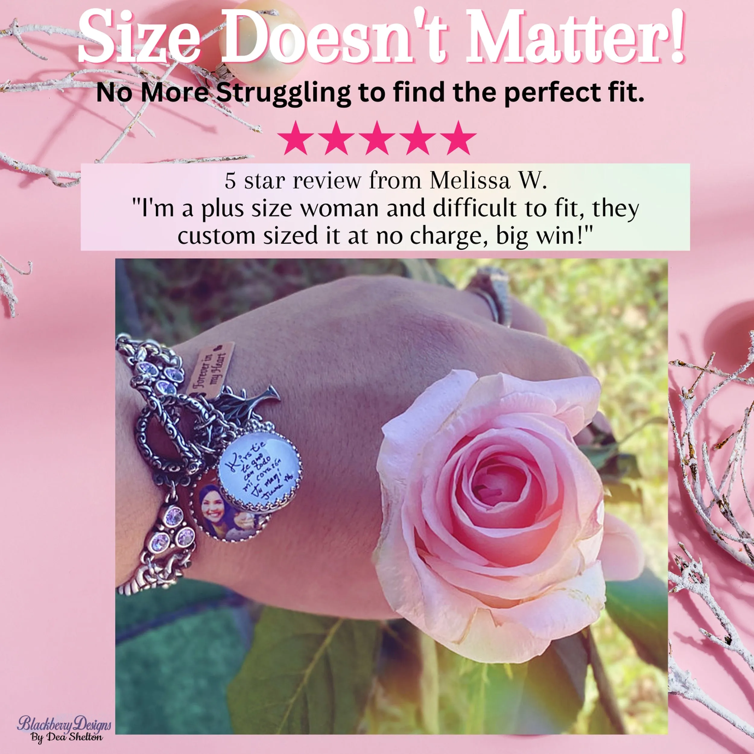 Birthstone Charm Bracelet for Mom & Grandma