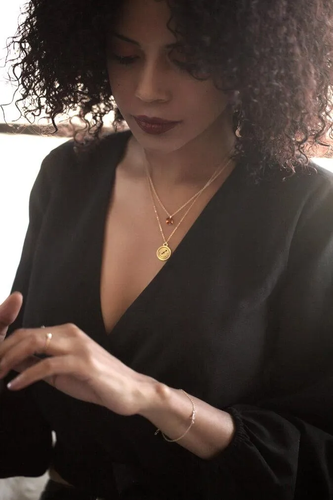 Birthstone Crystal Necklace