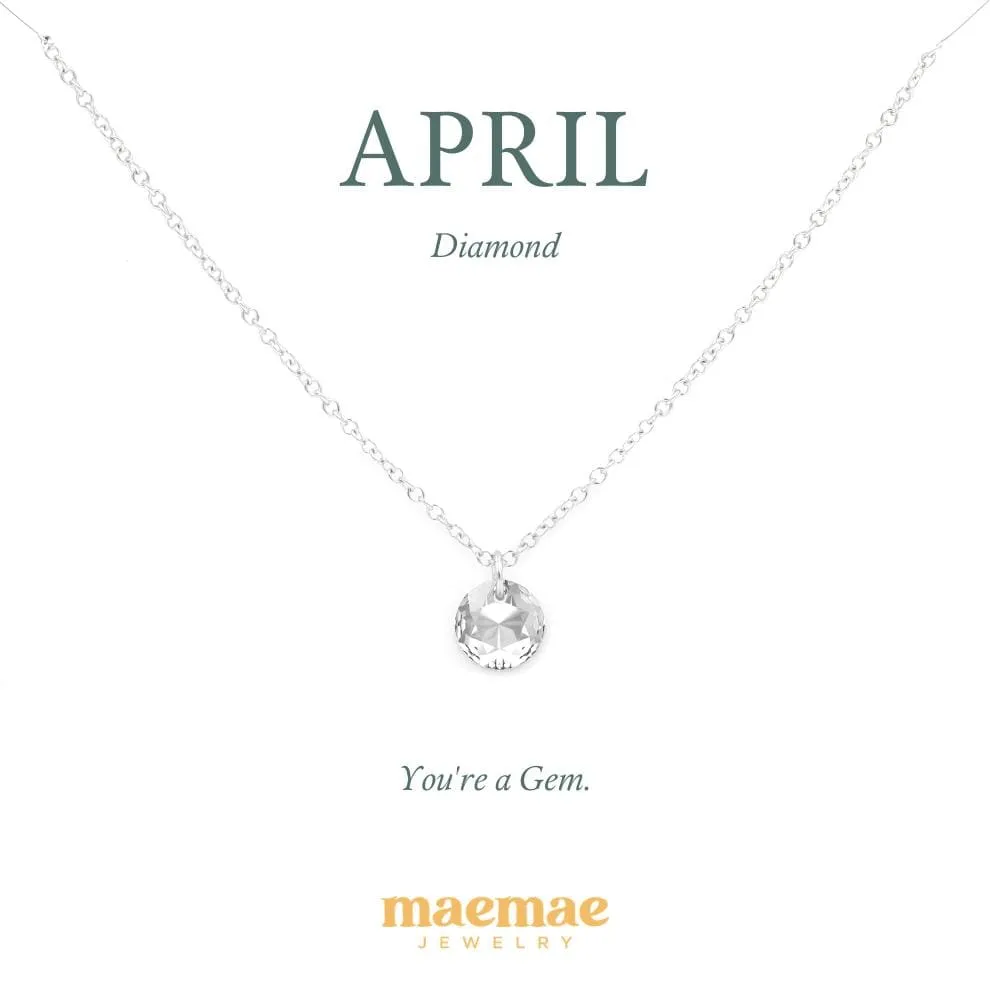 Birthstone Crystal Necklace