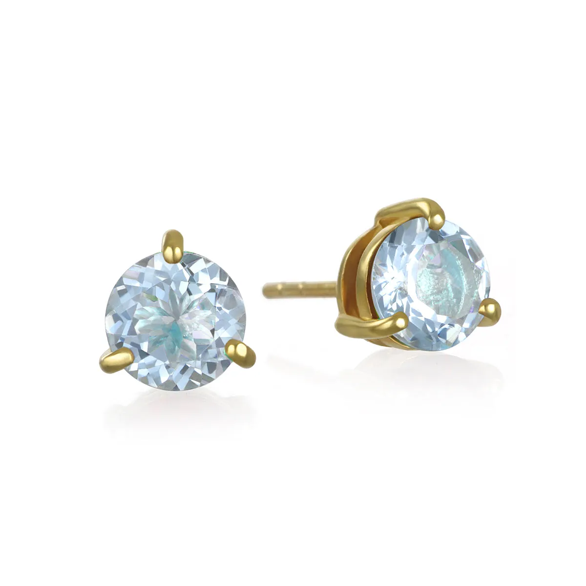 Birthstone Earring-March Aquamarine