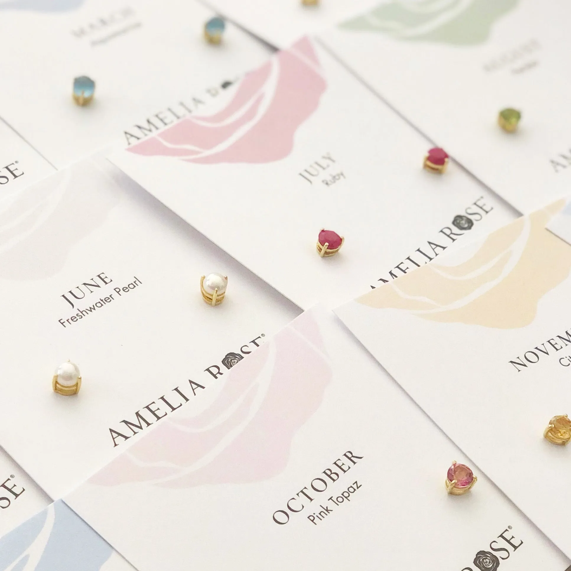 Birthstone Earring-November Citrine