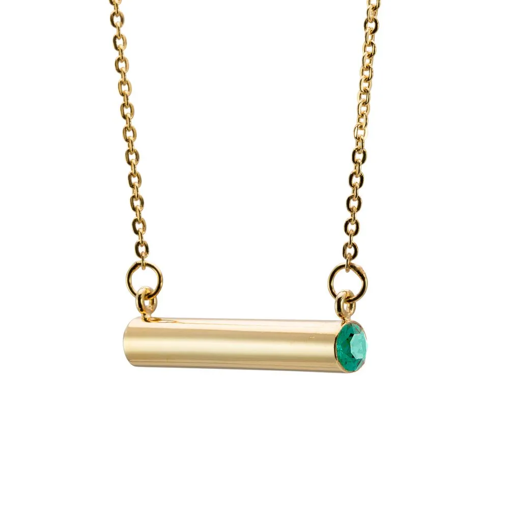 Birthstone Necklace Gold