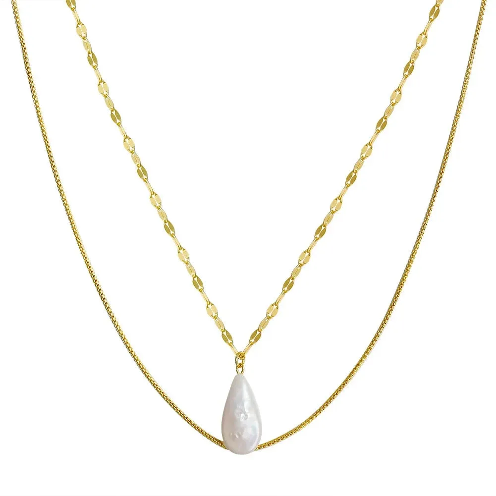 Bohemian Pearl Necklace