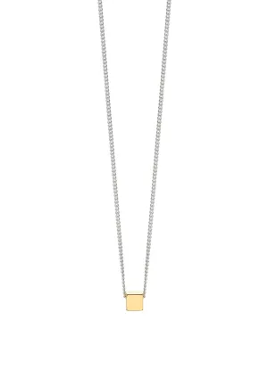 Box Necklace Gold