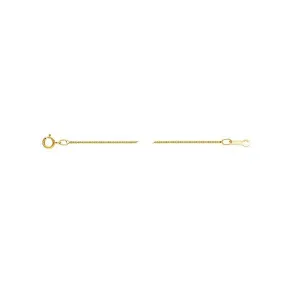 Box Necklace in 14ct Yellow Gold Filled (0.85mm)