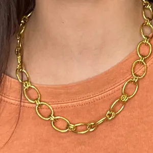 Bristol Chunky Oval Chain Necklace Brenda Grands