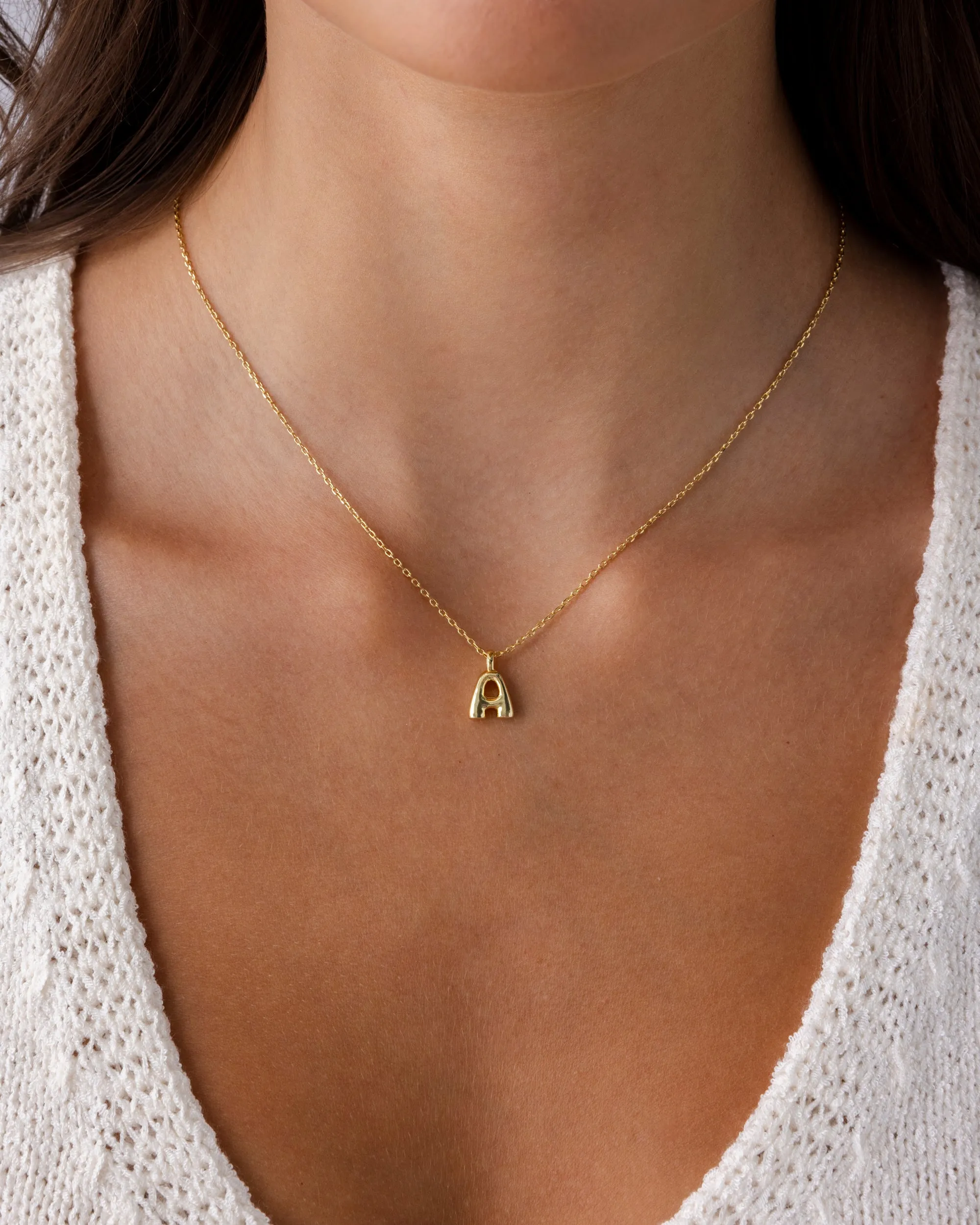 Bubble Initial Pendant