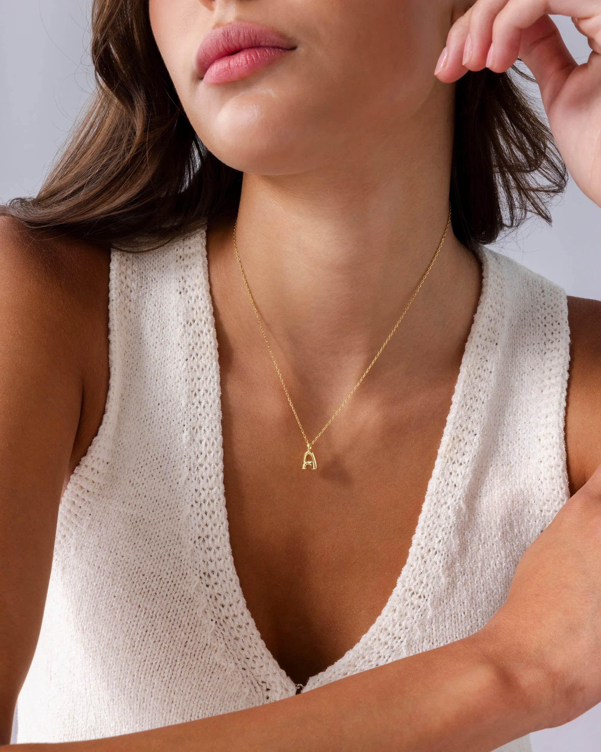 Bubble Initial Pendant