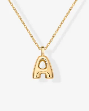 Bubble Initial Pendant
