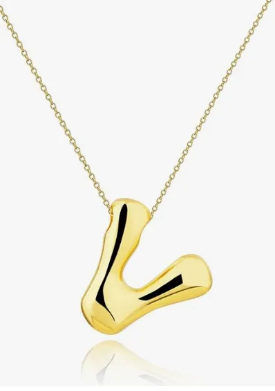 Bubble Letter Necklaces