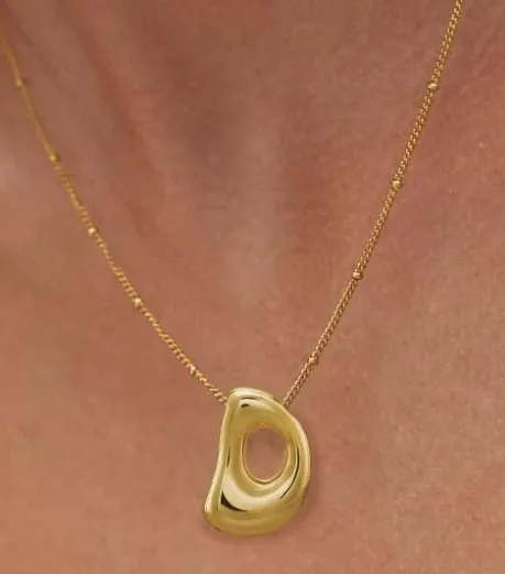 Bubble Letter Necklaces