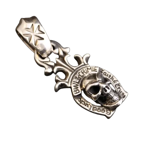 BWL Horseshoe Skeleton Pendant