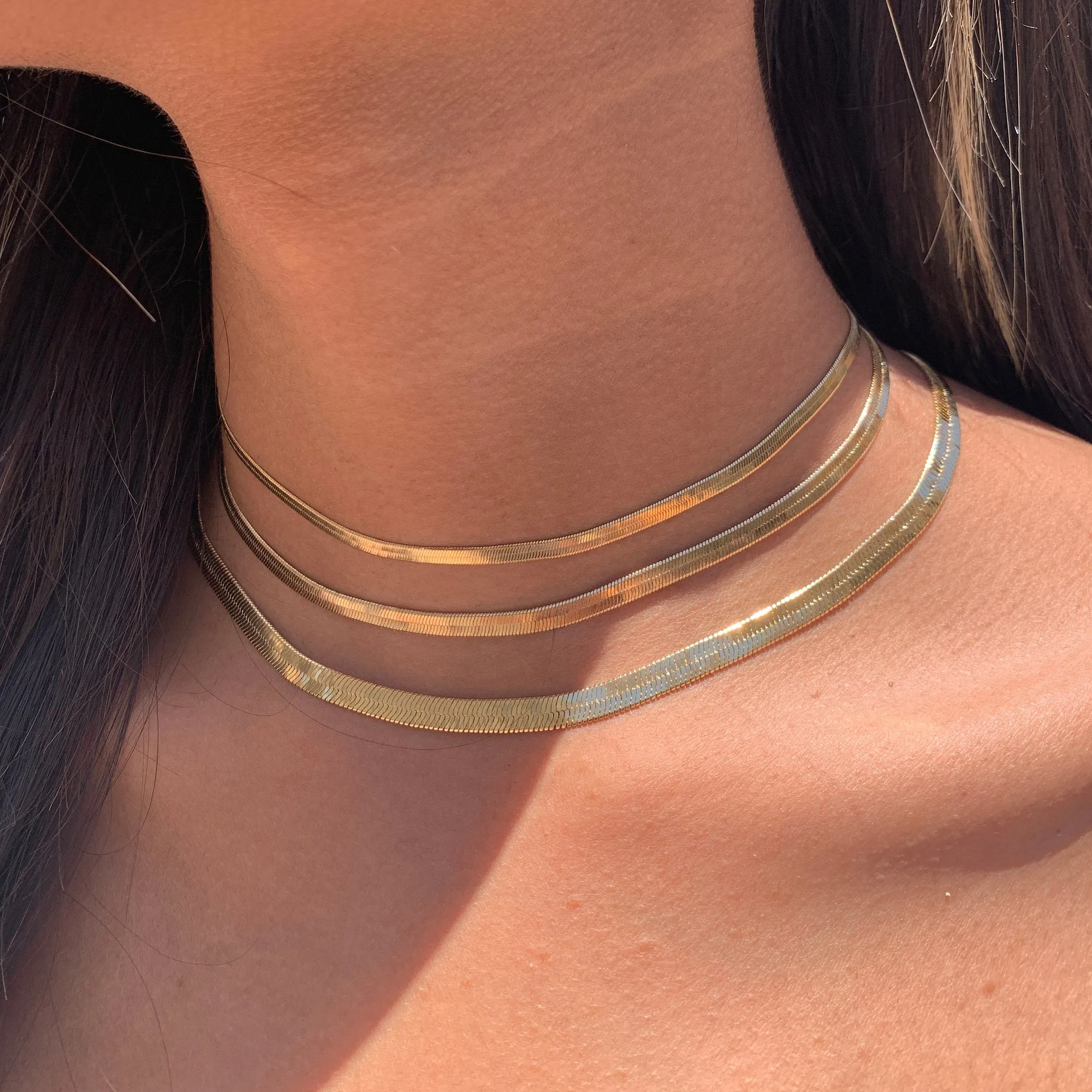 Cali Herringbone Necklace