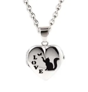 Cat Locket Urn