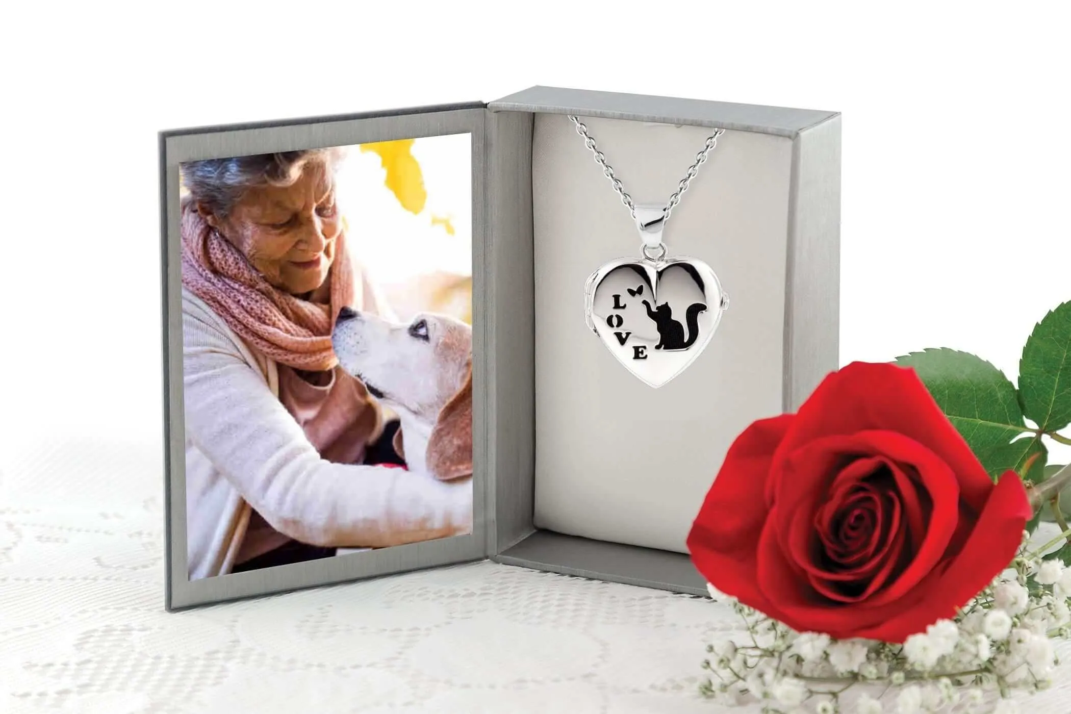 Cat Locket Urn