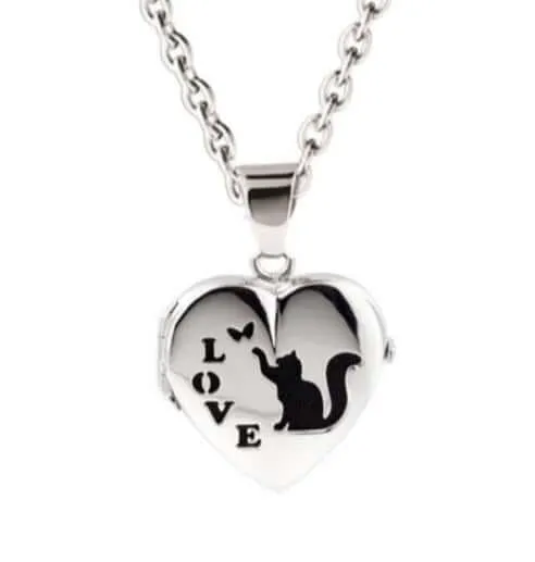 Cat Locket Urn
