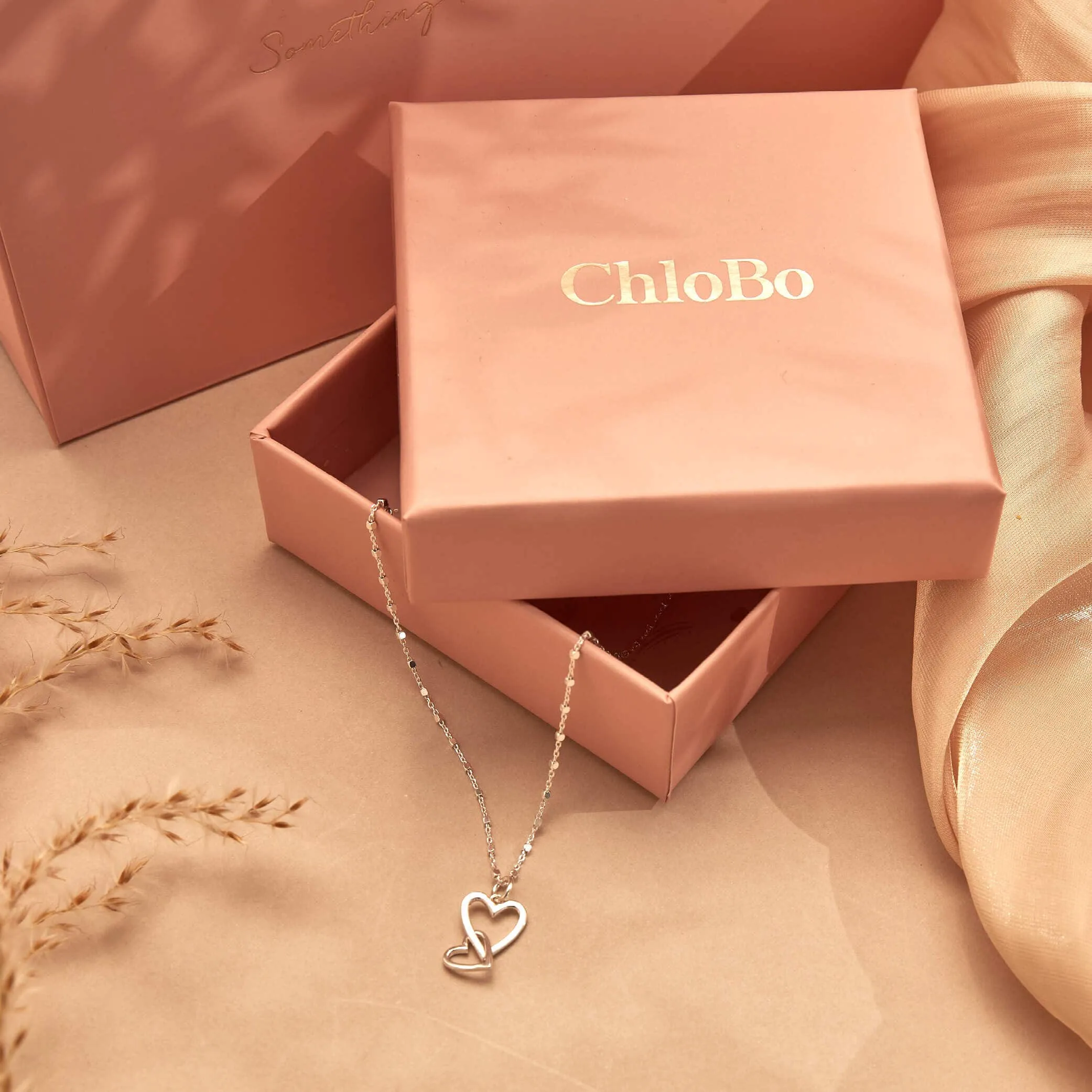 ChloBo Interlocking Love Heart Necklace