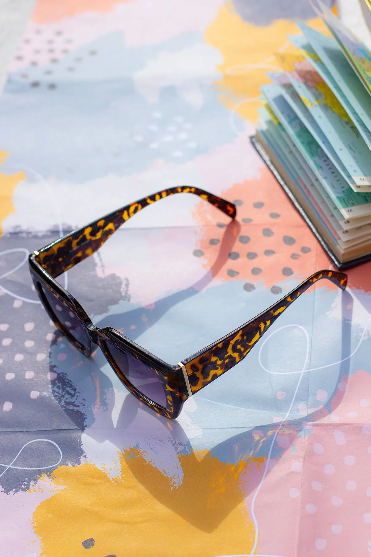 Chunky Angled Square Sunglasses