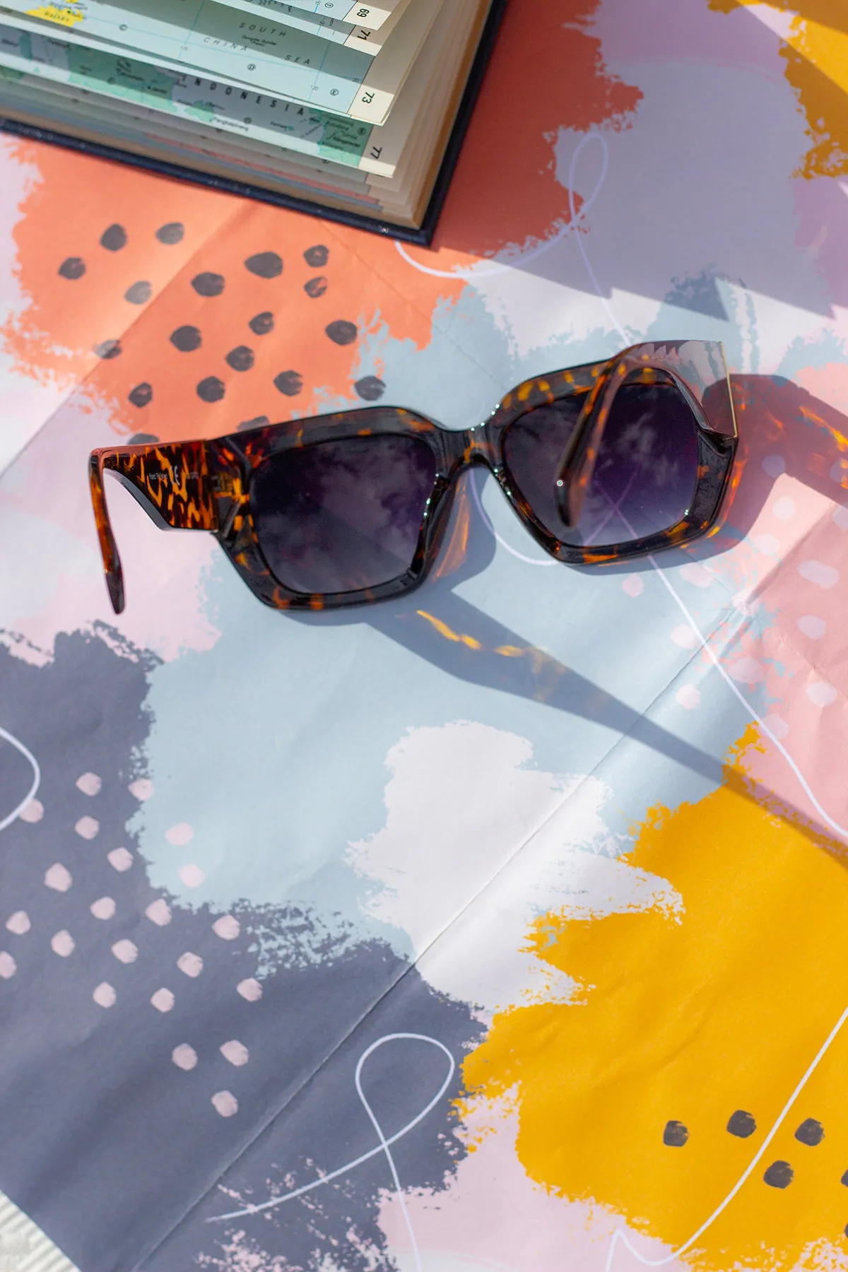 Chunky Angled Square Sunglasses