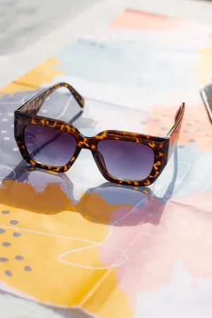 Chunky Angled Square Sunglasses