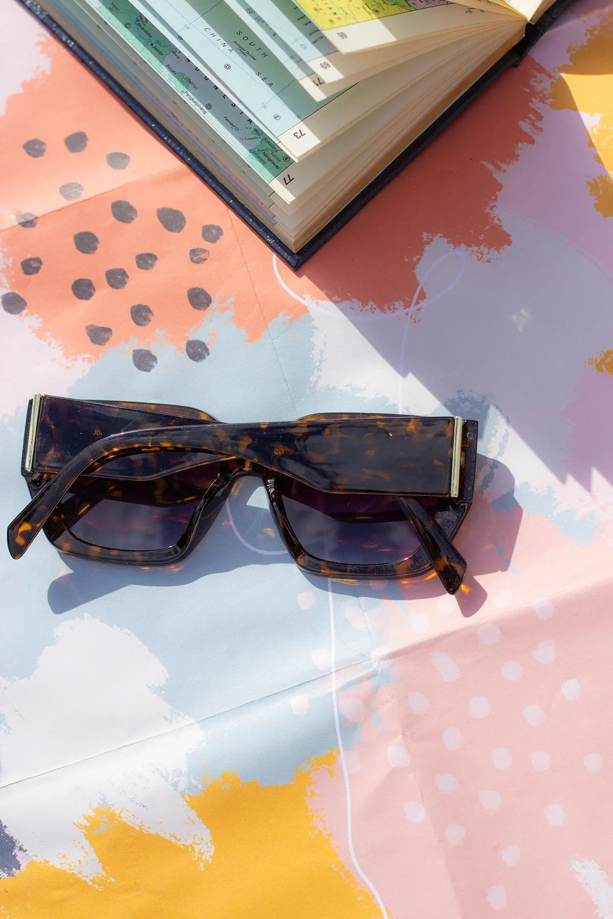 Chunky Angled Square Sunglasses