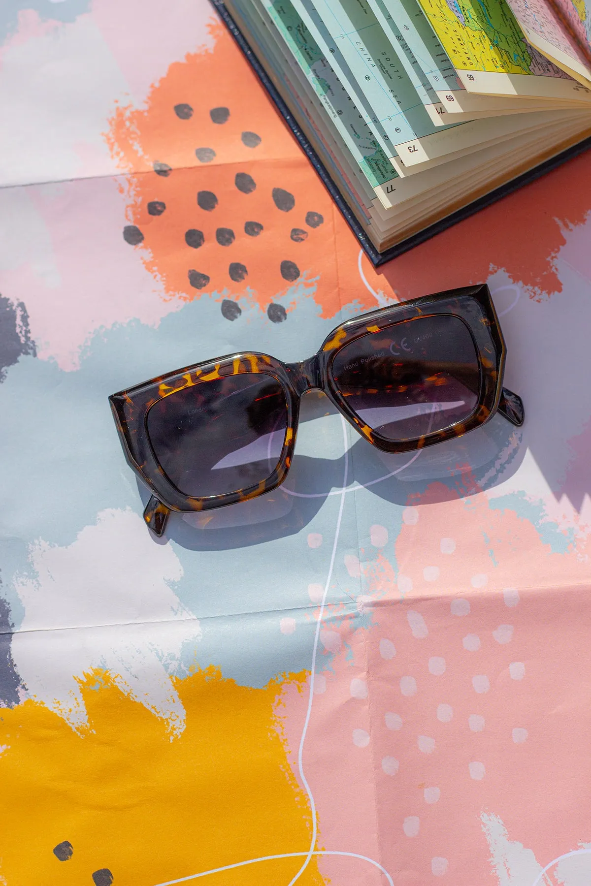 Chunky Angled Square Sunglasses